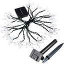 4.8M 20 LED Solar Waterproof Butterfly Fairy Light String Outdoor Xmas Party Garden Decor