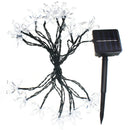 4.8M 20 LED Solar Waterproof Butterfly Fairy Light String Outdoor Xmas Party Garden Decor