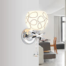 New Modern E27 Crystal Single Head Wall Lamp For Living Room Bedroom Bedside Lobby