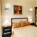 New Modern E27 Crystal Single Head Wall Lamp For Living Room Bedroom Bedside Lobby