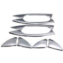 8Pcs Chrome Material Door Handle Cover Trim For Benz C E GLK ML GLK W202/117/212