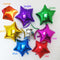 Aluminum Foil Start Balloon Wedding Birthday Party Decoration Party Balloon