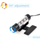 3LED 12V Car Charger 4 in 1 Decoration Light Interior Lights Purple Orange