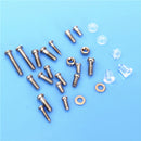 Suleve MXAS2 1000pcs Glasses Sunglass Spectacles Screws Nut Repair Kit With a Plastic Case