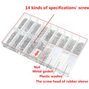 Suleve MXAS2 1000pcs Glasses Sunglass Spectacles Screws Nut Repair Kit With a Plastic Case