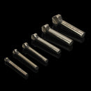 6pcs 6.3mm -20.5mm 90 Degrees HSS Countersink Drill Bits Chamfer Drills Woodworking Tool