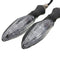 4pcs 12V Universal Motorcycle Bike 3 LED Blinker Turn Signal Indicator Light Lamp