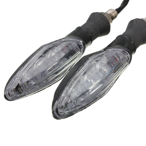 4pcs 12V Universal Motorcycle Bike 3 LED Blinker Turn Signal Indicator Light Lamp