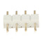10X White 4pin Male Connector For RGB 5050/3528 LED Strip Light Connect