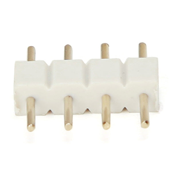 10X White 4pin Male Connector For RGB 5050/3528 LED Strip Light Connect
