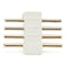 10X White 4pin Male Connector For RGB 5050/3528 LED Strip Light Connect