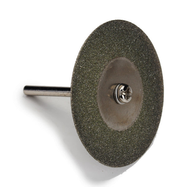 10pcs 40mm Diamond Grinding Wheel Cutting Disc with 2 Mandrels for Dremel Rotary Tool