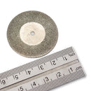 10pcs 40mm Diamond Grinding Wheel Cutting Disc with 2 Mandrels for Dremel Rotary Tool