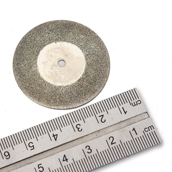 10pcs 40mm Diamond Grinding Wheel Cutting Disc with 2 Mandrels for Dremel Rotary Tool
