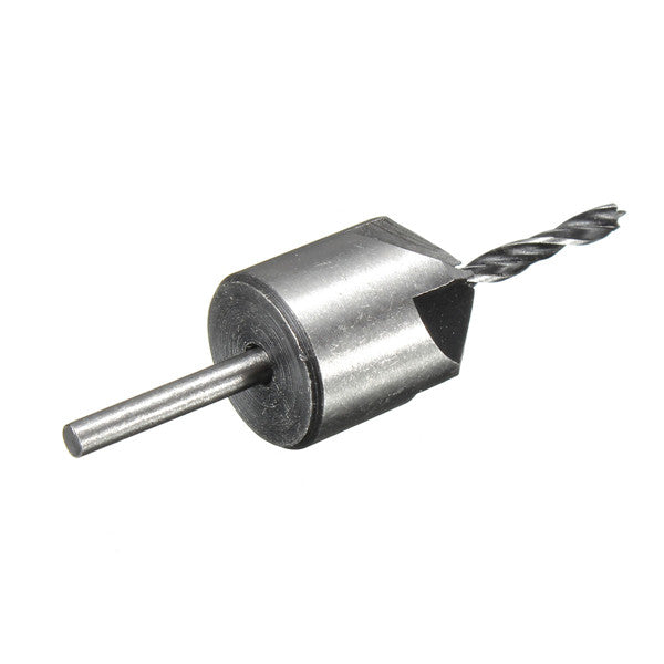 3mm Three Sharp HSS Carpentry Countersink Drill High Speed Steel Drill Bit with Wrench