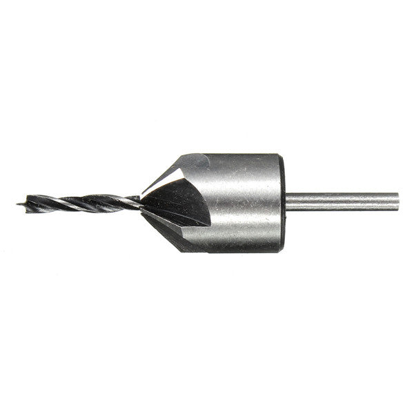 3mm Three Sharp HSS Carpentry Countersink Drill High Speed Steel Drill Bit with Wrench
