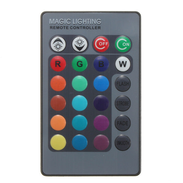 E27 3W IR Remote Control 16 Color Changee RGB LED Ball Bulbs 85-256V