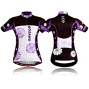 WOSAWE Woman Short Sleeves Cycling Jersey Cycling Sportswear Bicycle Bike Suit With Gel Pad