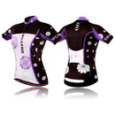 WOSAWE Woman Short Sleeves Cycling Jersey Cycling Sportswear Bicycle Bike Suit With Gel Pad