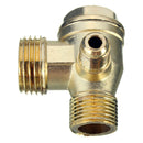 90 Degree Brass Copper Male Threaded Check Valve Connector Tool for Air Compressor