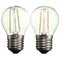 G45 E27 2W White/Warm White Non-Dimmable COB LED Filament Retro Edison Bulbs 220V