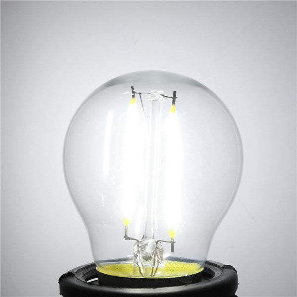 G45 E27 2W White/Warm White Non-Dimmable COB LED Filament Retro Edison Bulbs 220V