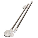 Bathroom Double Deck Towel Rack Clothes Storage Holder With Suction Cup