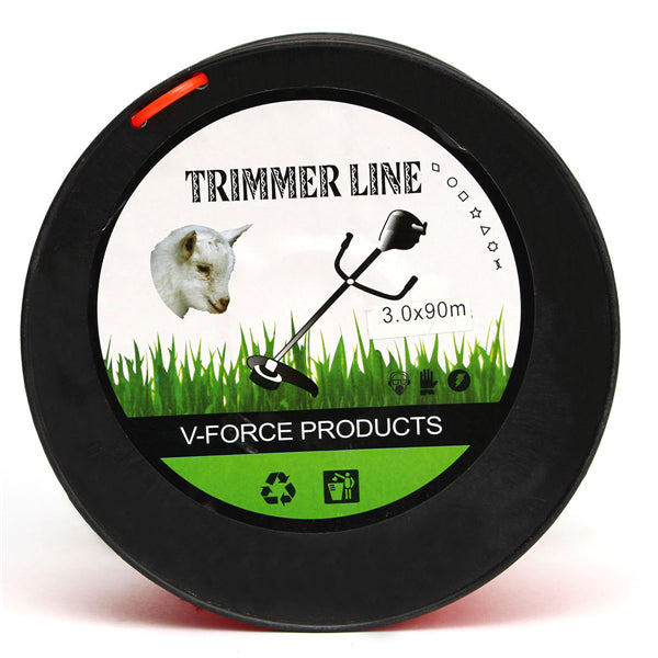 3mm x 90m Flexible Nylon Trimmer Line Rope For Most Petrol Strimmers Machine