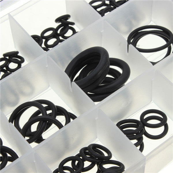 225pcs Rubber Metric Nitrile O Ring Assortment Set For Hydraulic Pumps Plumbing
