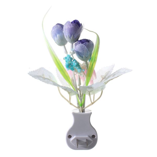 Mini Tulip Mushroom Soft Romantic Sensor Home Decor Night Light Bed Room Lamp