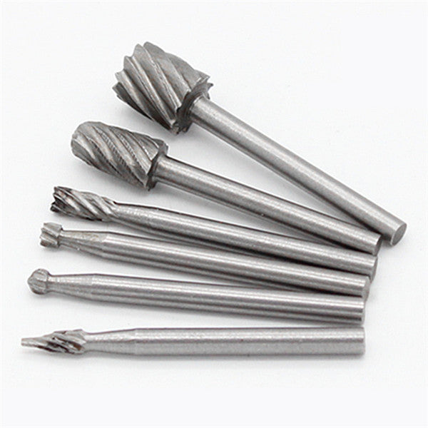 12pcs 1/8 Inch Shank HSS Router Bit Rotary Burr File Set Milling Drill Cutter