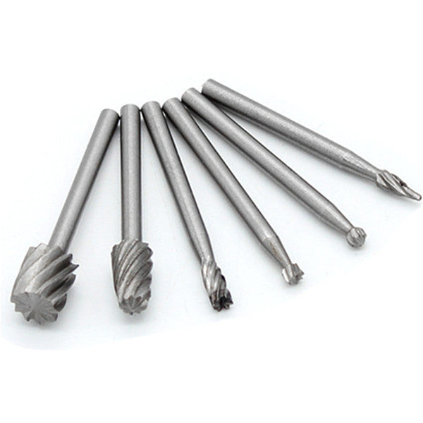 12pcs 1/8 Inch Shank HSS Router Bit Rotary Burr File Set Milling Drill Cutter