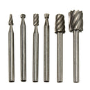 12pcs 1/8 Inch Shank HSS Router Bit Rotary Burr File Set Milling Drill Cutter