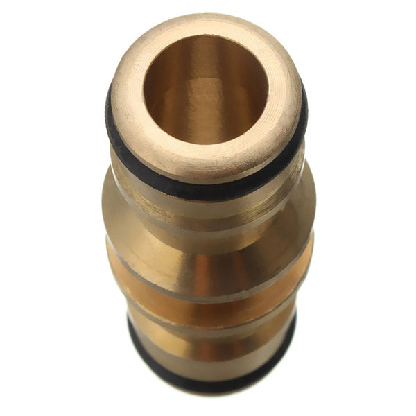 Brass Two-way Quick Joint  Hose Connector Fitting For Wash Car Pipe Garden Water Hose