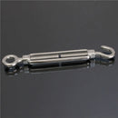 6mm Stainless Steel Hook Eye Turn Buckle Rigging Screws Silver