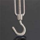 6mm Stainless Steel Hook Eye Turn Buckle Rigging Screws Silver