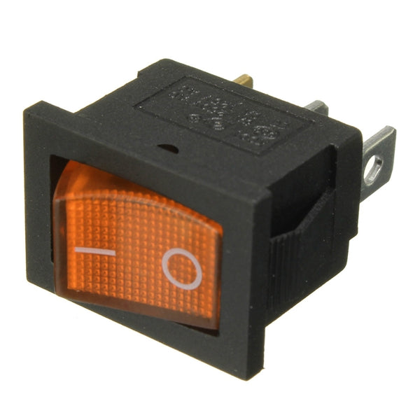 3 Pins On/Off Rocker Switch 10A 125V 6A 250V AC For Motor Car Boat Dashboard