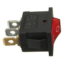 3 Pins On/Off Rocker Switch 10A 125V 6A 250V AC For Motor Car Boat Dashboard