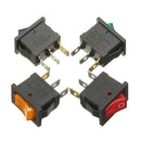 3 Pins On/Off Rocker Switch 10A 125V 6A 250V AC For Motor Car Boat Dashboard