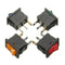 3 Pins On/Off Rocker Switch 10A 125V 6A 250V AC For Motor Car Boat Dashboard