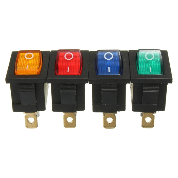 3 Pins On/Off Rocker Switch 10A 125V 6A 250V AC For Motor Car Boat Dashboard