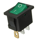 3 Pins On/Off Rocker Switch 10A 125V 6A 250V AC For Motor Car Boat Dashboard