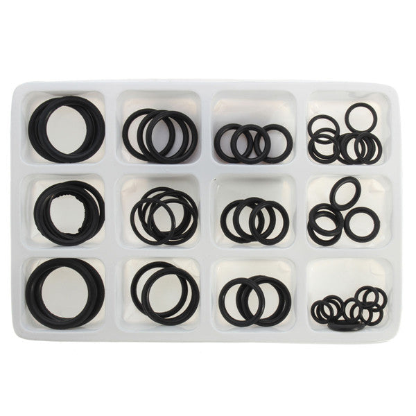 50pcs Rubber O Ring Seal Plumbing Garage Assorted Set Hydraulic Plumbing Gasket Seals