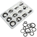 50pcs Rubber O Ring Seal Plumbing Garage Assorted Set Hydraulic Plumbing Gasket Seals
