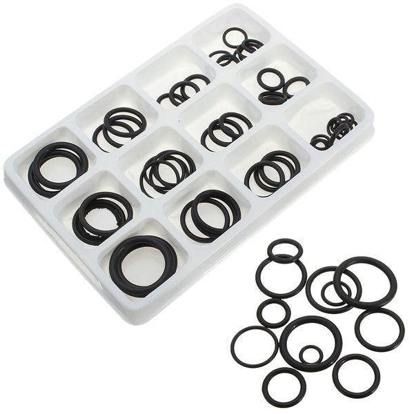50pcs Rubber O Ring Seal Plumbing Garage Assorted Set Hydraulic Plumbing Gasket Seals