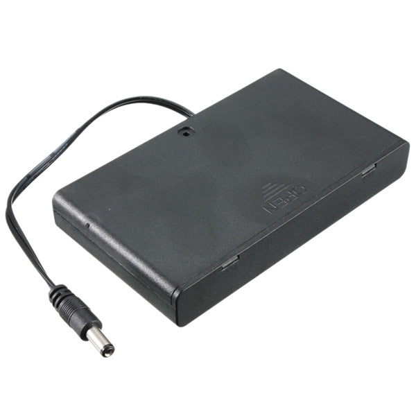 DIY 12V 8 x AA Battery Holder Box Case With Leads Switch