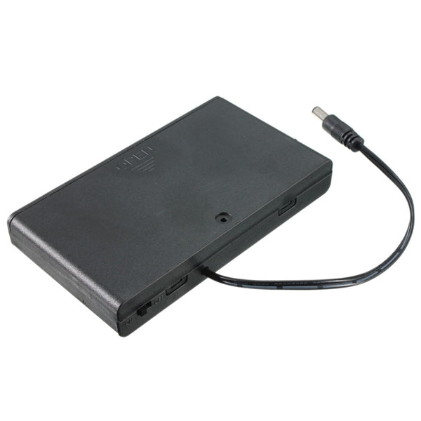 DIY 12V 8 x AA Battery Holder Box Case With Leads Switch