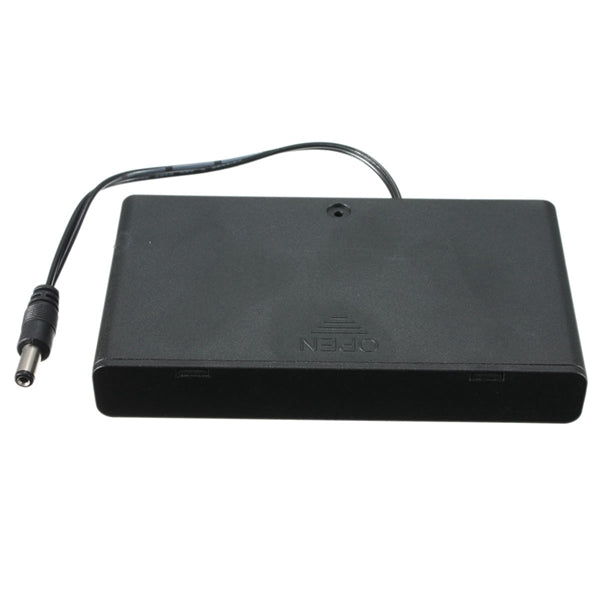 DIY 12V 8 x AA Battery Holder Box Case With Leads Switch
