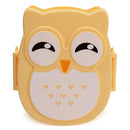 900ml Plastic Bento Lunch Box Square Cartoon Owl Microwave Oven Food Container