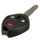 3 Button Car Remote Key Case Shell Housing w Blade Fob For Mitsubishi Outlander